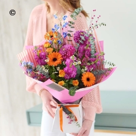 Vibrant Bouquet with Stocks