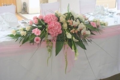 Pretty Pink Top Table