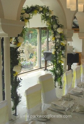 wedding flower arch cost