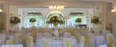 Lemon Martini & Floral Arch