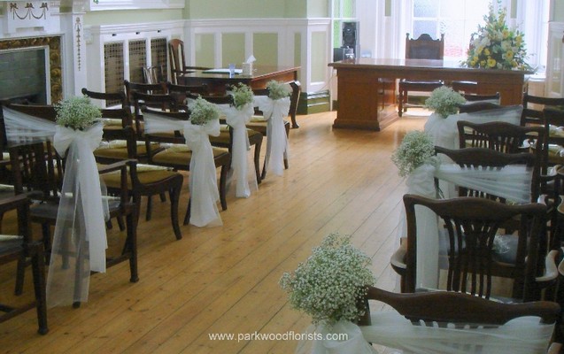 Gypsophila Chair Bows