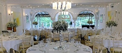 Large Gypsophila Candelabra