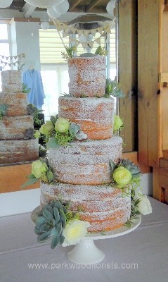 Lemon cake corsages