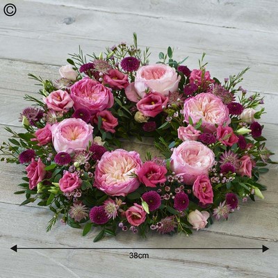 Garden Rose Wreath