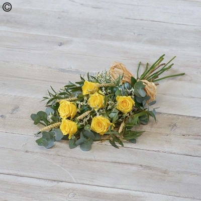 Simple Rose Sheaf Yellow