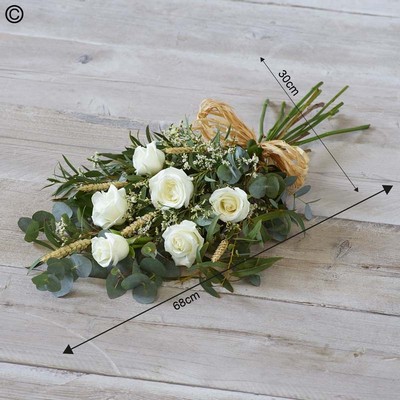 Simple Rose Sheaf White