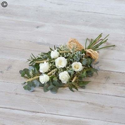 Simple Rose Sheaf White