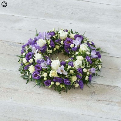 Scented Blue Wreath