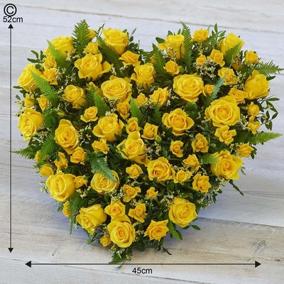 Rose Heart Yellow