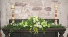 Green and White Top Table