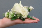 Bright White Corsage