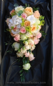 Peach & Coral Shower Bouquet