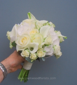 White Calla & Rose