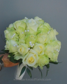 White Rose & Pearls
