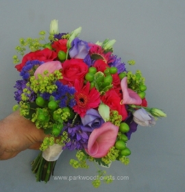 Vibrant Bridesmaids Bouquet