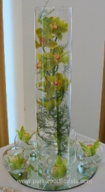 Green Cymbidium Tower