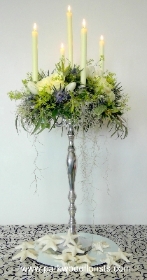 Rose & Tillandsia Candelabra