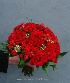 Christmas Bridal Bouquet