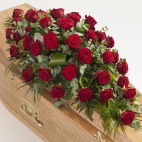 Rose Coffin Spray