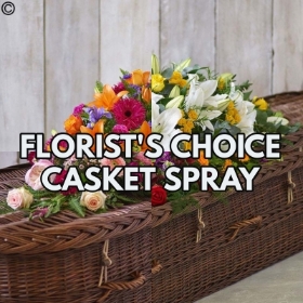 Florists Choice Casket Spray