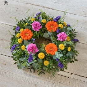 Bright Funeral Wreath