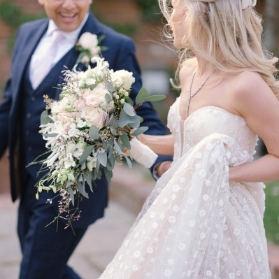 Palest Peach Shower Bouquet