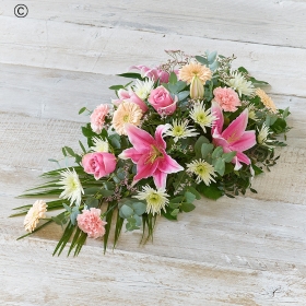 Pastel Funeral Spray